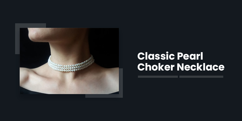 Classic Pearl Choker Necklace