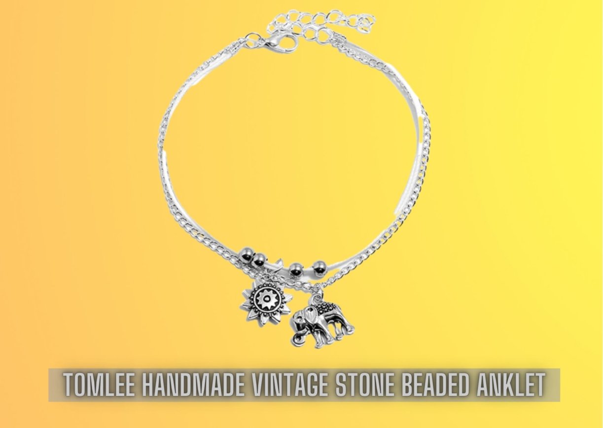 Tomlee Handmade Stone Beaded Anklet