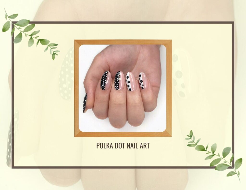 Polka Dot Nail Art