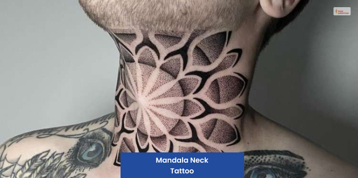 7. Mandala neck tattoo - wide 10