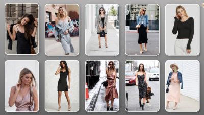 how to style a slip dress