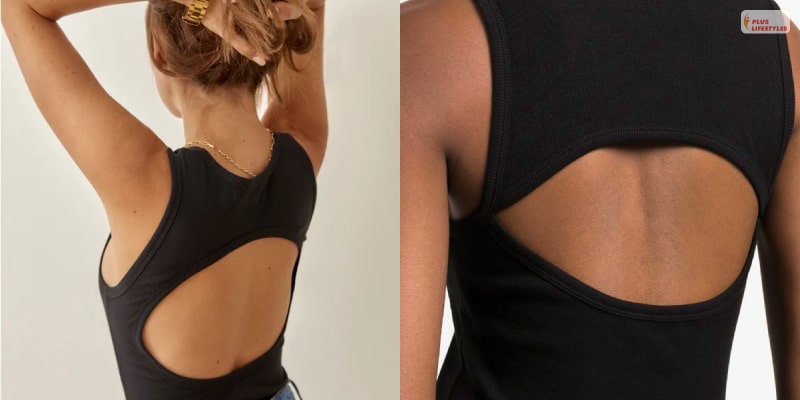 Cutout Backless Top