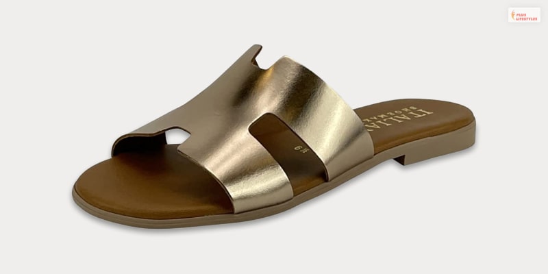 Italian Shoemakers Francie H Band Flat Slide Sandal