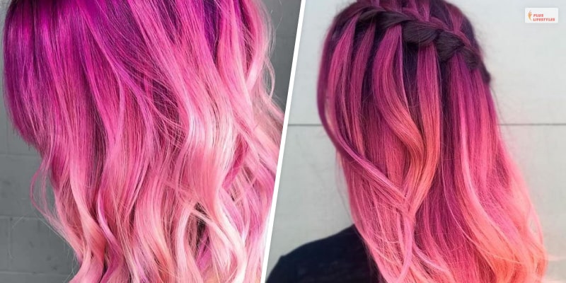 Shocking Pink Ombre