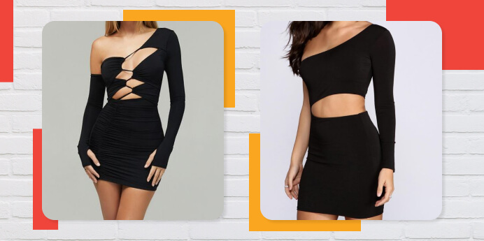 Little Black Dress With Cutouts