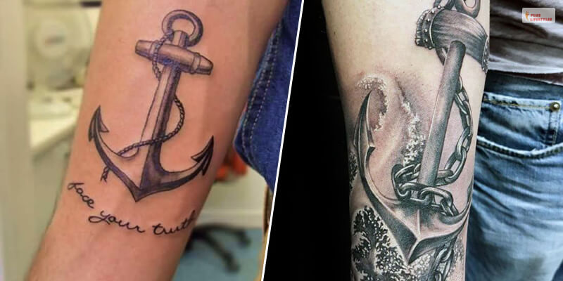 Anchor Tattoo On Forearm