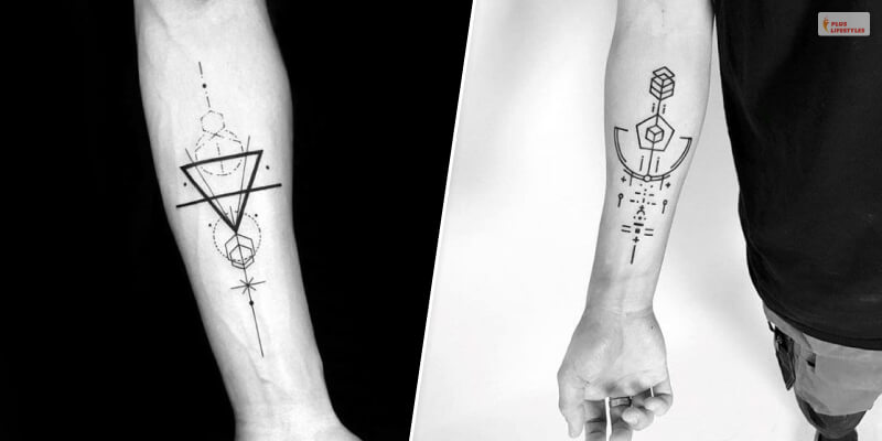 Geometric Tattoo On Forearm