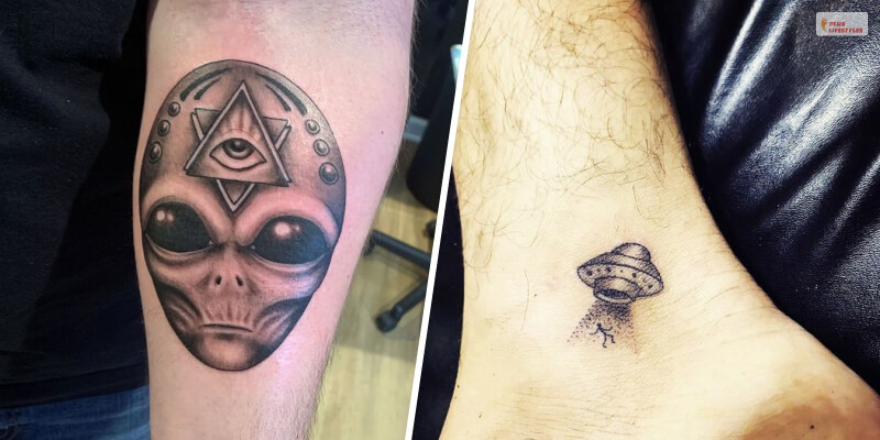 Secret UFO Tattoo