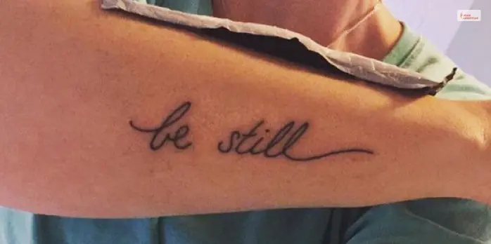 20 Dazzling Be Still Tattoo Ideas for Wrist To Go Crazy For  Psycho Tats