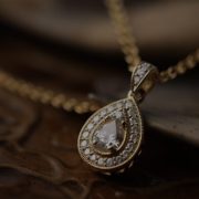 Yellow Diamond Pendant Necklace