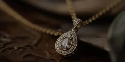 Yellow Diamond Pendant Necklace