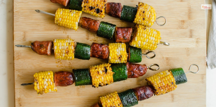 Zuccini Corn Kebab 