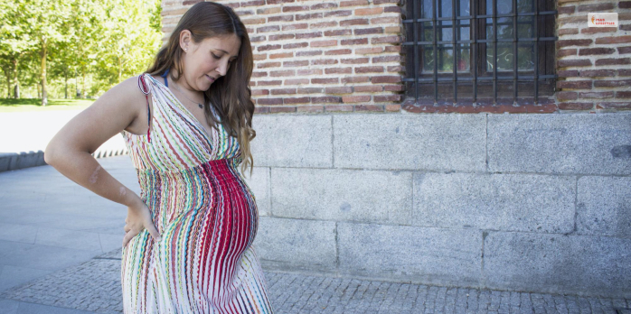 Sleeveless Maternity Dress