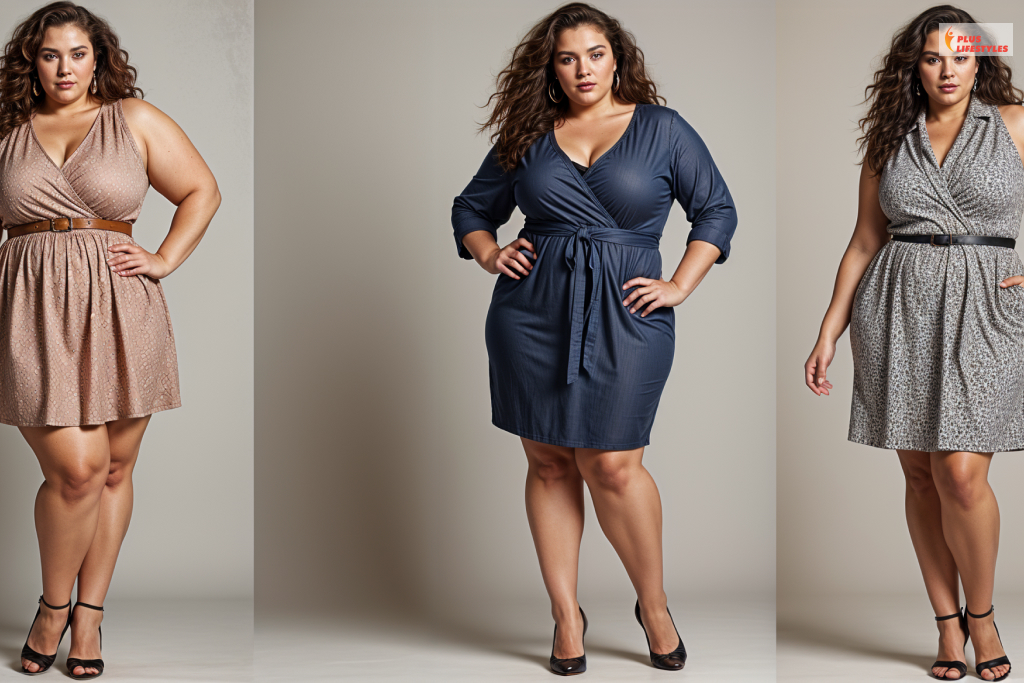 Play A Little With Textures: plus-size fall outfits